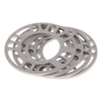 thumbnail image 4 of Adaptador espaciador de rueda de coche grueso de aleación de aluminio plateado de 8 piezas de 5 mm para piezas de coche Baoblaze Calzas espaciadoras de rueda de coche, 4 of 7