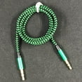 thumbnail image 4 of 1m Braided 3.5mm AUX Male to Male Stereo Audio Adapter Cable for PC DVD Speaker, 4 of 10