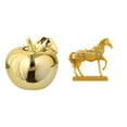 thumbnail image 1 of Estatua decorativa,Escultura de frutas para decoración del hogar para escritorio interior.,Figura de cerámica para escritorio,Estatuas de caballos,Estatuas de caballos Figura de caballo, 1 of 8
