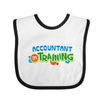 Inktastic Accountant in Training Accounting Boys or Girls Baby Bib