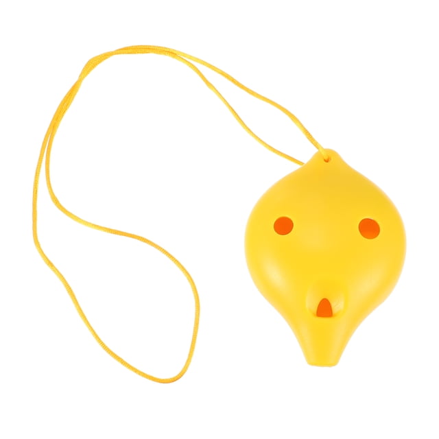 GOOHOCHY 1pc Ocarina Resina Ocarina Flauta Principiante Ocarina Estudiante Ocarina Flauta (Amarillo)