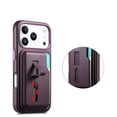 thumbnail image 2 of Case For IPhone 17 Pro Max/17 Pro/17 Air/17, PU Leather Shell With Detachable Card Insertion Wristlet Cover, 2 of 6
