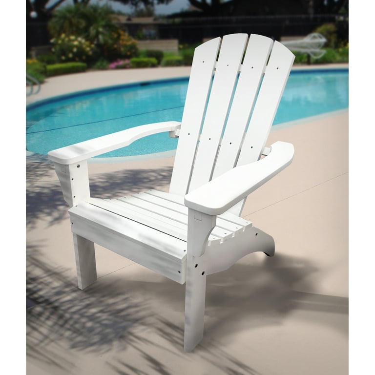 Leigh country classic white painted wood adirondack chair new arrivals