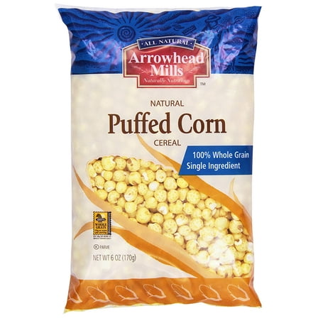 Arrowhead Mills Puffed Corn Cereal, 6 oz [Pack of 12]