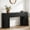 Black, variant on Fnova 71" Long Console Table, Farmhouse Wood Grain Entryway Table, Narrow Rectangular Sofa Table Behind Couch for Entrance, Hallway, Living Room