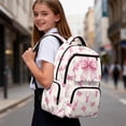 thumbnail image 4 of Yspwyqan Girls Pink Camo School Backpack, 17 Inch Laptop Backpack, Lightweight Multi-Pocket Fits 15.6 Laptop, Deer Bow Casual Purse for Primary Elementary Back to School, 4 of 7