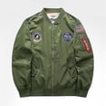 thumbnail image 1 of New Men Embroidered Nasa Jacket Military Army Flight Bomber Thin Jacket-week, 1 of 1