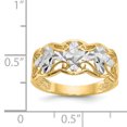 thumbnail image 3 of 14k Yellow Gold Wave Ring, 3 of 9