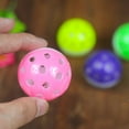 thumbnail image 5 of Walbest Pet Cat Kitten Play Balls with Jingle Bell Pounce Rattle Toy Random Color 1 Pack, 5 of 7