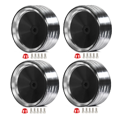 thumbnail image 1 of 4Pcs/Set 1.9 Inch Metal Retro Mirror Wheel Hub for SCX10 -4 RC Car Modification Accessories Universal Black B, 1 of 8