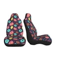thumbnail image 3 of Honeii Donuts1 for Car Seat Covers Full Set, Seat Covers for Cars, Car Seat Protector Waterproof, Leather Car Seat Cushion-2 PCS, 3 of 9