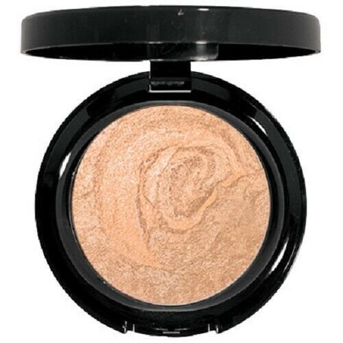 Baked Sheer Marbleized Finishing Powder Face Bronzer Highlighter for Cheeks Face, Matte Bronze