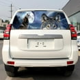 thumbnail image 4 of Decorative Sticker 3d Effect Wolf Tribe Totem Creative Scary Unique Rear Windshield Poster For Suv, 4 of 5