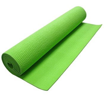 lime green yoga mat