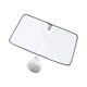 thumbnail image 4 of Protector de parasol plegable para parabrisas que mantiene la cubierta de su vehículo para SUV sedanes. Plata titanio S, 4 of 9