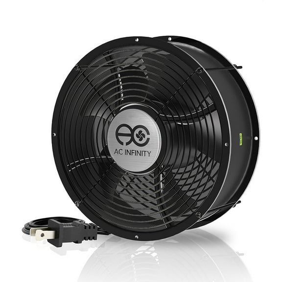 AC Infinity AXIAL 2589, Muffin Fan 10", 120V AC Ø254mm x 89mm High Speed, for DIY Cooling Ventilation Exhaust Projects