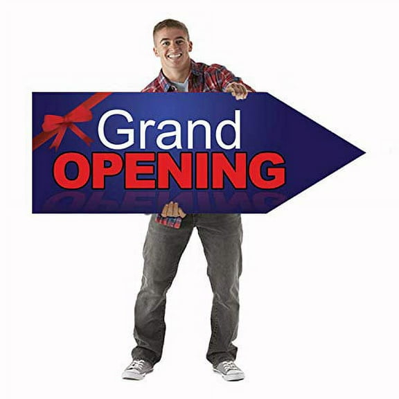 Giant Waver 45 inch Sign Arrow for Street Waver, Sign Spinner and Business Advertising (Grand Opening)