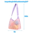 thumbnail image 3 of Bolsa de malla para juguetes para niños, bolsa para recoger conchas de playa, bolsa de malla para guardar juguetes de arena, accesorios de natación para niños y niñas, 3 of 10