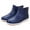 Blue, variant on LIJCC Mens Women Ankle Boots Slip On Rubber Rain Boot Ankle Rain Shoes Non-Slip Rubber Waterproof Garden Boots Mens Work Mid-Calf Short Rain Boots