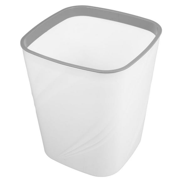 HAOANUltra Slim Trash Can For Home Office Small Waste Basket For Bathroom Desk Trash Can Under Sink Trash Can Tall Waste Basket White