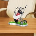 thumbnail image 1 of Bolsa de golf, portalápices en miniatura, recuerdo de golf, juguete de escritorio de golf, decorativo realista, 20x12x20cm, para regalo del Día del , blanco rojo, 1 of 8