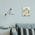 thumbnail image 2 of Stupell Industries Exotic Tropical Pink Floral Illustration with Nautical Shells Framed Wall Art Design by Ziwei Li, 11" x 14", Gray Framed, 2 of 8