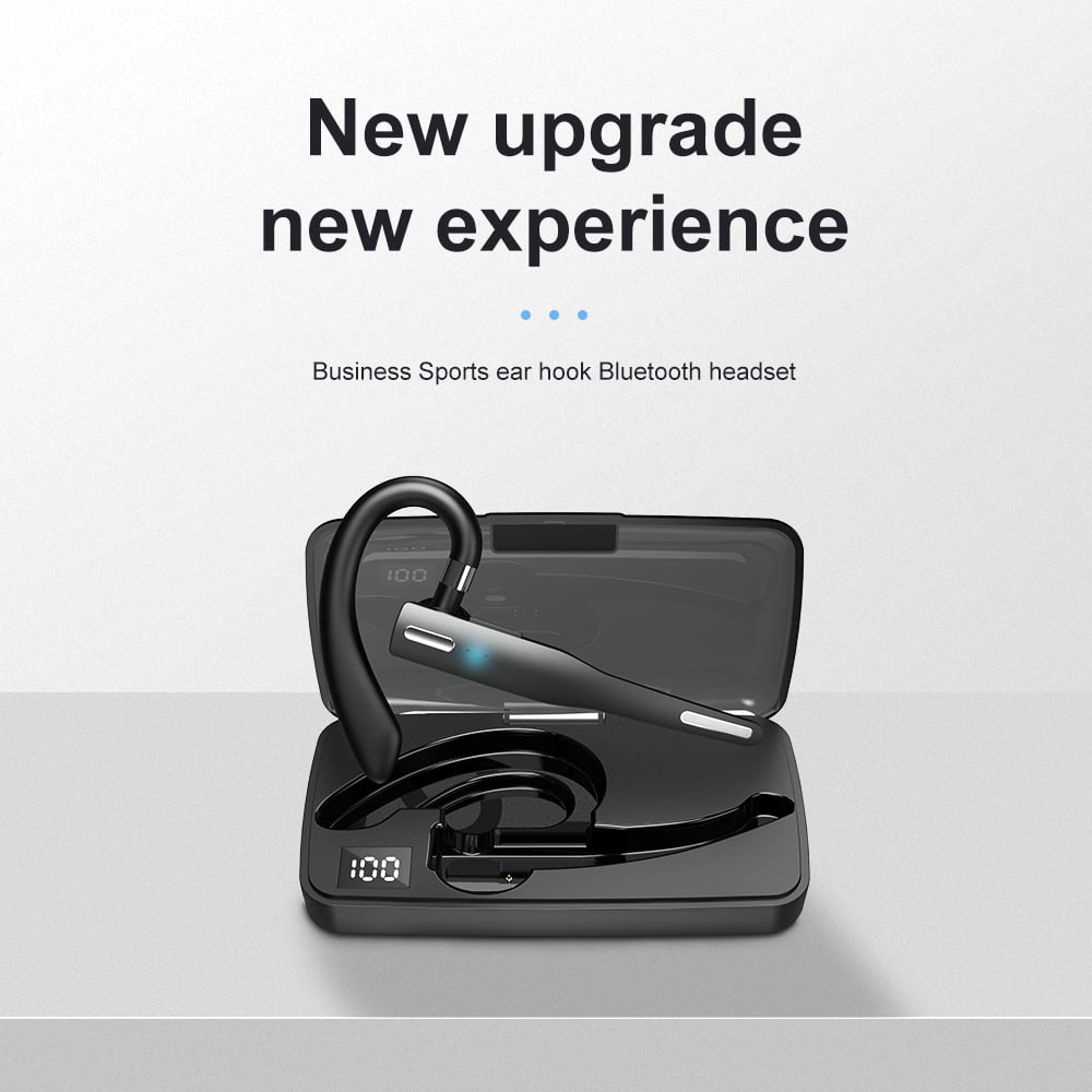 K525 Wireless Earpiece for Cellphone, Bluetooth 5.1 Headset Wireless Headphone with Charging Case, Mic for Office Driving, Hands-Free Earphones Compatible with iPhone, Samsung Etc