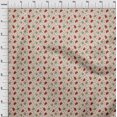 thumbnail image 4 of oneOone Tissu Polyester Spandex Saumon Rose Clair Matériel de Robe d'Automne Tissu Imprimé au Mètre 56 Pouces de Large, 4 of 4