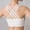 White, variant on MSJUHEG Sports Bras For Women Bras For Women Sports Bra Women Rimless Yoga Running Cross Straps Underwear Sports Bra With Pads Removable Padded Bralette Black L