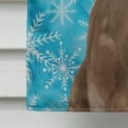thumbnail image 4 of Carolines Treasures BB9435CHF Chocolat Labrador Hiver Drapeau Toile Maison, 4 of 4
