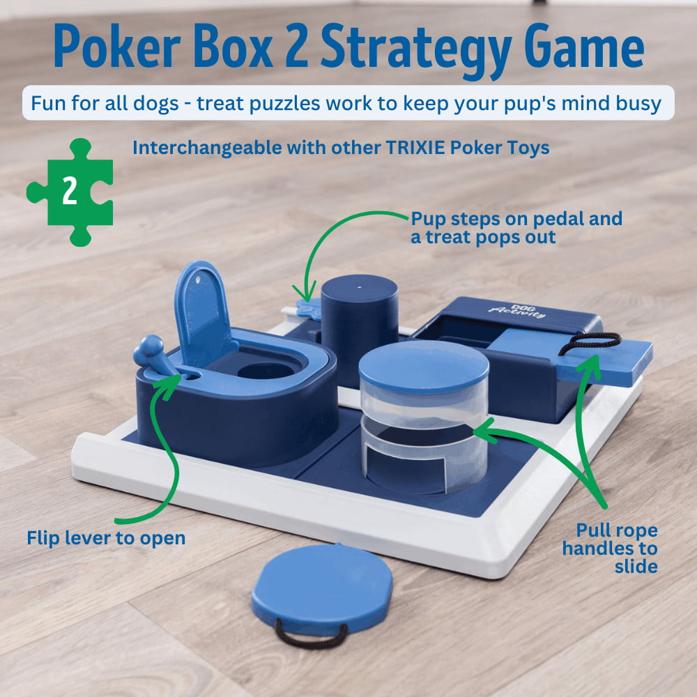 Trixie Dog Activity Poker Box 1 Strategy Game Level 2 #32012