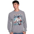 thumbnail image 3 of Street Fighter Ryu Stay Hungry Men Big & Tall Long Sleeve Tee Brisco Brands 2X, 3 of 5
