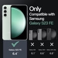 thumbnail image 2 of JETech Case for Samsung Galaxy S23 FE 6.4-Inch, Non-Yellowing Shockproof Bumper Protective Phone Cover, Anti-Scratch Hard PC Back (Green), 2 of 6