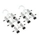 thumbnail image 4 of Colgador de armario, abrazaderas organizadoras, pinzas para ropa de lavandería con gancho, soporte para botas, pinzas de ropa portátiles de alta negro, 4 of 9