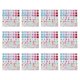thumbnail image 3 of Acrylic Self-Adhesive Decorative Stickers for Crafts and Gifts 12 Sheets Multi Color, 3 of 4