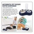 thumbnail image 3 of Shisuyan Mangeoire Automatique pour Animaux Bleu 1 Ensemble 13X7In, 3 of 8