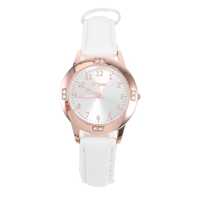 Shisuyan Women Simple Watch Diamond-studded Watch Student Wristwatch Quartz Watch