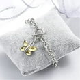 thumbnail image 5 of Crystal Butterfly Cremation Jewelry Urn Bracelet for Ashes Memorial Lockets Pendant Funeral Keepsake Jewelry for Ashes, 5 of 6