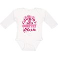 thumbnail image 3 of Inktastic I Love Country Music Cowgirl Girls Long Sleeve Baby Bodysuit, 3 of 5