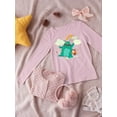 thumbnail image 3 of Happy Autumn Monster And Girl Long Sleeve Toddler -Image by Shutterstock,  3 Toddler, 3 of 4