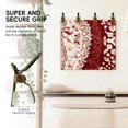 thumbnail image 4 of Tapestry Wall Hook, Heavy Duty Non Slip Large Wall Mount Clamp Fastener for Blanket Rug Quilt Wall Fixation Brown, 4 of 4