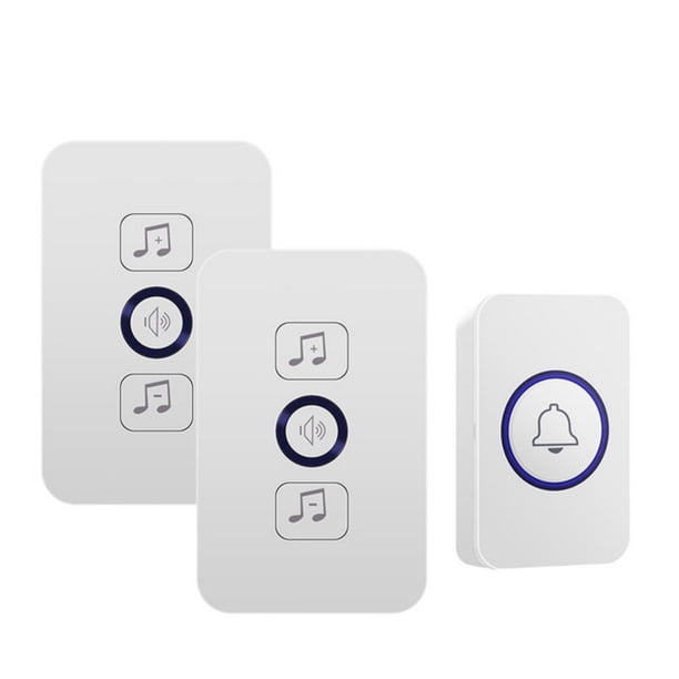 Timbre electrónico Pisexur para hombres, timbre inalámbrico, timbre inteligente para el hogar, 61 canciones, timbre inteligente, alarma, zumbador, electrónica para niños, organizador de electrónica.