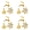 12pcs, variant on Ruanlalo Christmas Napkin Rings Alloy Snowflake Elk Tree Napkin Holders Decorative Napkin Rings for Holiday Dining Table Decoration
