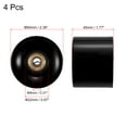 thumbnail image 2 of Unique Bargains Roues de Longboard 60mm avec Roulements ABEC-11 Roues de Rue pour Skateboards Cruiser 80A, Noir Doré 4 Pack, 2 of 4
