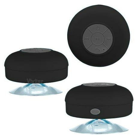 vivitar waterprooof wireless bluetooth shower speaker handsfree speakerphone , compatible with all bluetooth devices iphone 5s and all android devices.