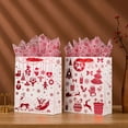 thumbnail image 6 of SHIPKEY 12 Pack Christmas Gift Bags, Large Christmas Bags 10x4x13 Inch, Assorted Red Christmas Bags with Tissue Paper, Treat Bags, Gift Bags for Presents, 6 of 7