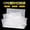 Frosted, variant on suxuMhao 100 Pcs 8×12 Inch Reusable Zipper Storage Bags, Frosted CPE Zip Pouch, Multi‑Purpose Plastic Organizer Bags for Clothing, Socks, Document, Shopping, Travel, Grocery & Packing Use