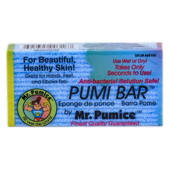 Option : Blue Bar , Mr. Pumice Pumi Bar - For hands, feet, & elbows , Hair Scalp Head - Pack of 3 w/ SLEEKSHOP Teasing Comb