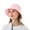 09_Pink, variant on Lroveb Bucket Hats for Women Fisherman Hat Outdoor Sun Spring Summer Solid Color Beach Sunscreen Basin Woman Hat