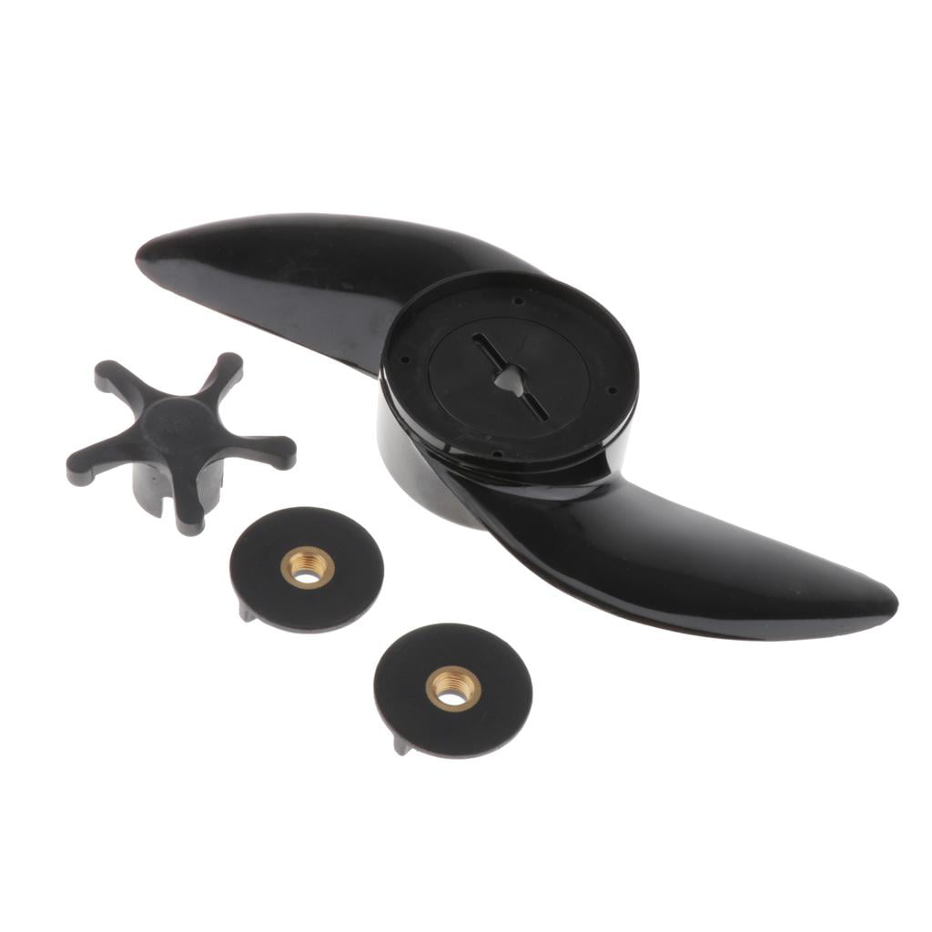 Motor Boat Propellers Electric Engine Outboard Trolling Propeller & Prop Pin 